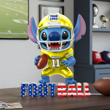 Load image into Gallery viewer, Light Up Your Game: Sport Lover Blue Alien Light Box - Personalized Gift for Sports Fans Light Box PopCulturePrints
