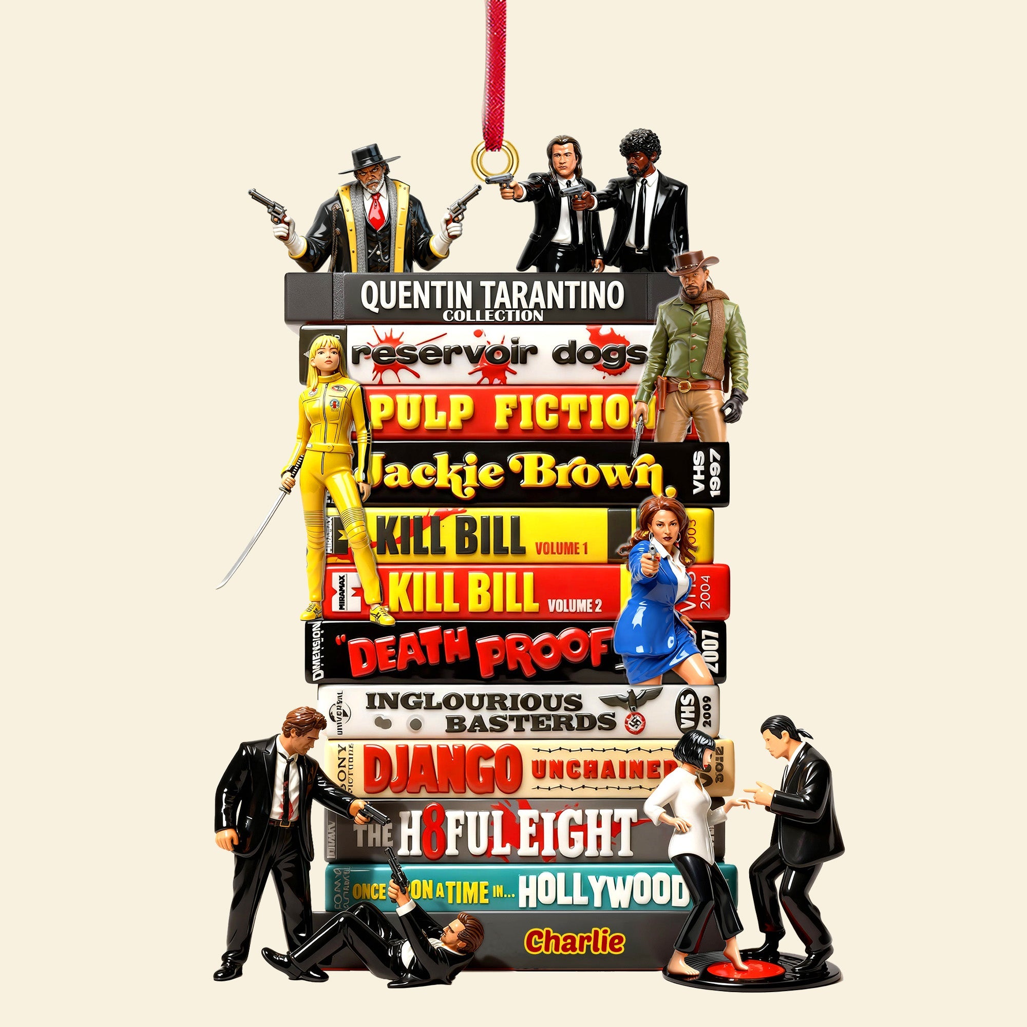 Lights, Camera, Action! - Legends Stack Christmas Ornament - Personalized Gift for Movie Lovers Ornament PopCulturePrints
