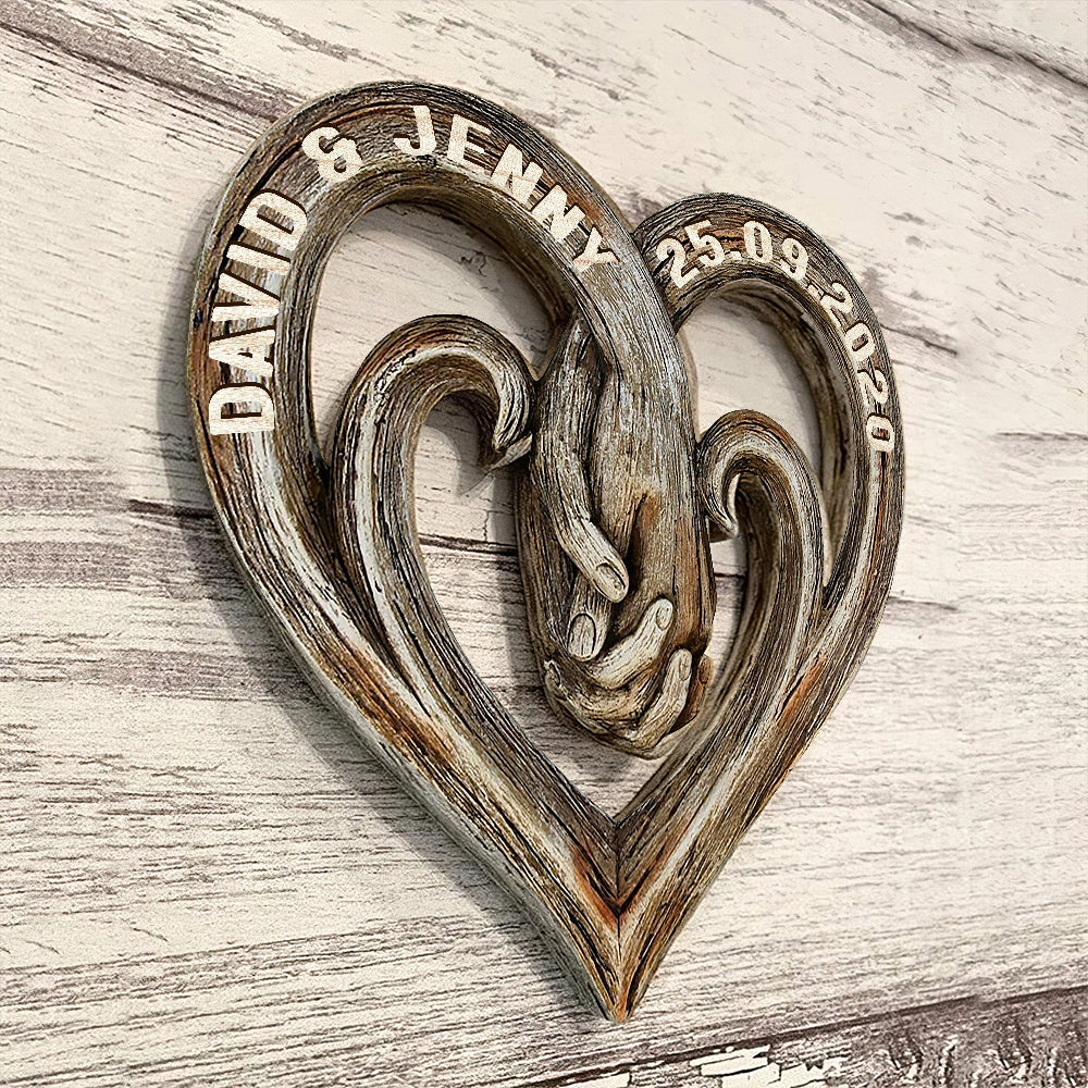 Personalized Forever Love Wood Sign for Couples Wood Sign PopCulturePrints