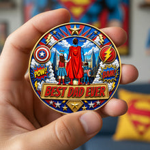 Load image into Gallery viewer, Best Dad Ever - Personalized Metal Coin Gift for Dads, Grandpas &amp; Fathers Coin PopCulturePrints
