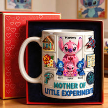Load image into Gallery viewer, “The Best Experiments Start with Love” - Mother of Little Experiments Coffee Mug - Personalized Gift for Moms and Grandmas Coffee Mug PopCulturePrints
