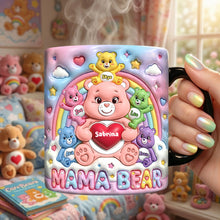 Load image into Gallery viewer, “Mama Bear: A Heartfelt Tribute to Moms” - Personalized Magic Mug - Gift for Mom, Grandma, and More Coffee Mug PopCulturePrints

