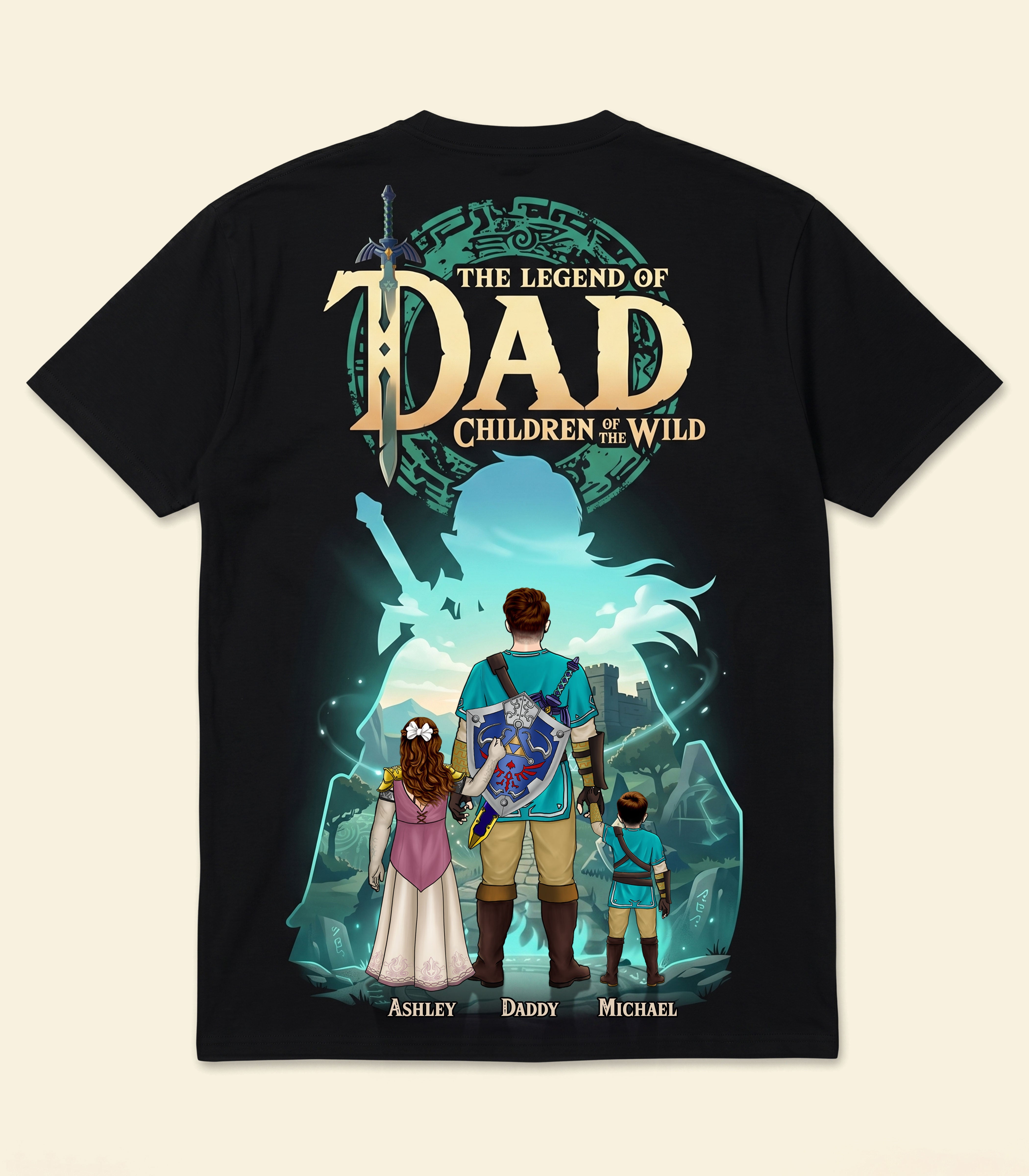 The Legend Of Dad Shirt - A Unique Personalized Gift for Father's Day Shirts PopCulturePrints