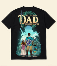 Load image into Gallery viewer, The Legend Of Dad Shirt - A Unique Personalized Gift for Father's Day Shirts PopCulturePrints
