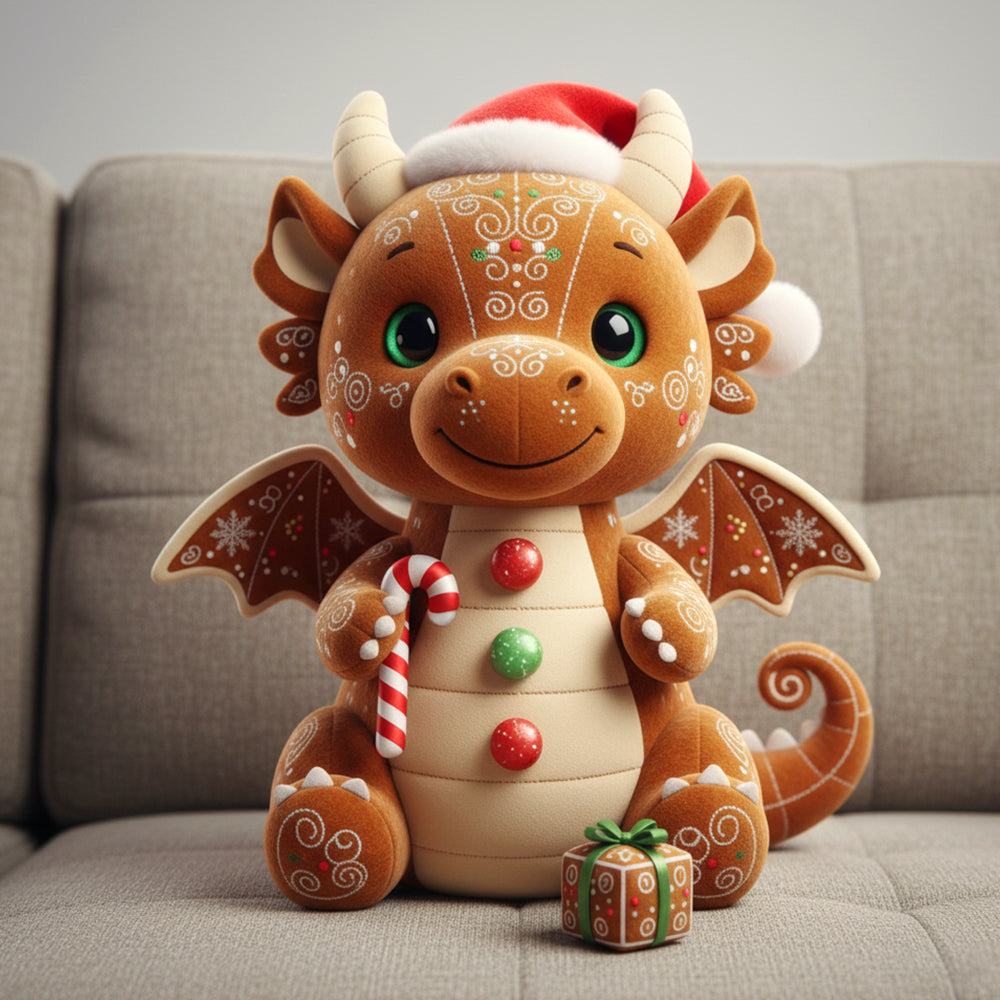 "Make Every Moment Magical with Our Cute Dragon Pillow!" - Personalized Gift for Christmas, Ideal for Kids and Dragon Lovers Pillow PopCulturePrints