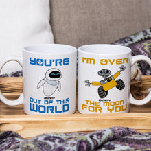 Load image into Gallery viewer, Custom Robot Mug Set for Couples - Perfect Romantic Valentine&#39;s Day Gifts Coffee Mug PopCulturePrints
