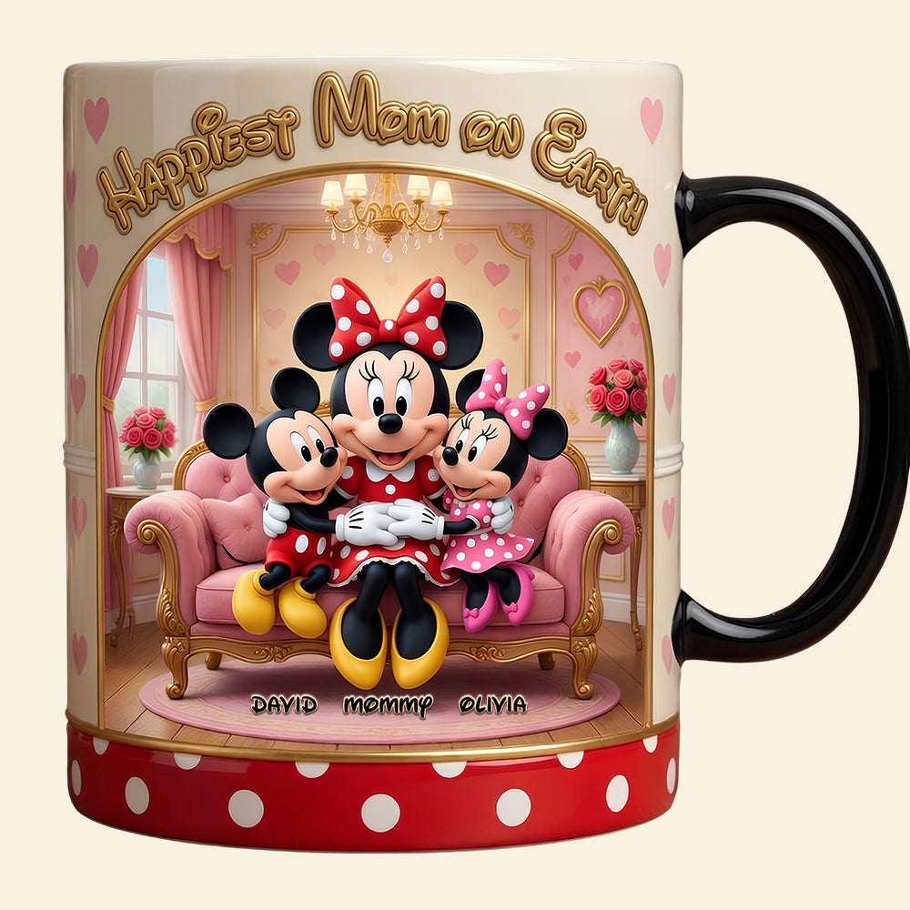 Happiest Mom On Earth - Personalized Magic Mug for Mom Coffee Mug PopCulturePrints