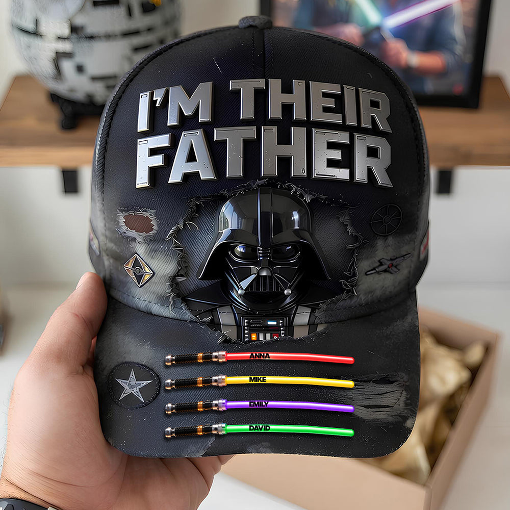 I'm Their Father - A Unique Personalized Cap for Dads Caps PopCulturePrints