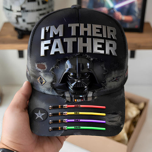 I'm Their Father - A Unique Personalized Cap for Dads Caps PopCulturePrints