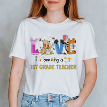 Load image into Gallery viewer, Disney Inspired 1st Grade Teacher Love T-Shirt
