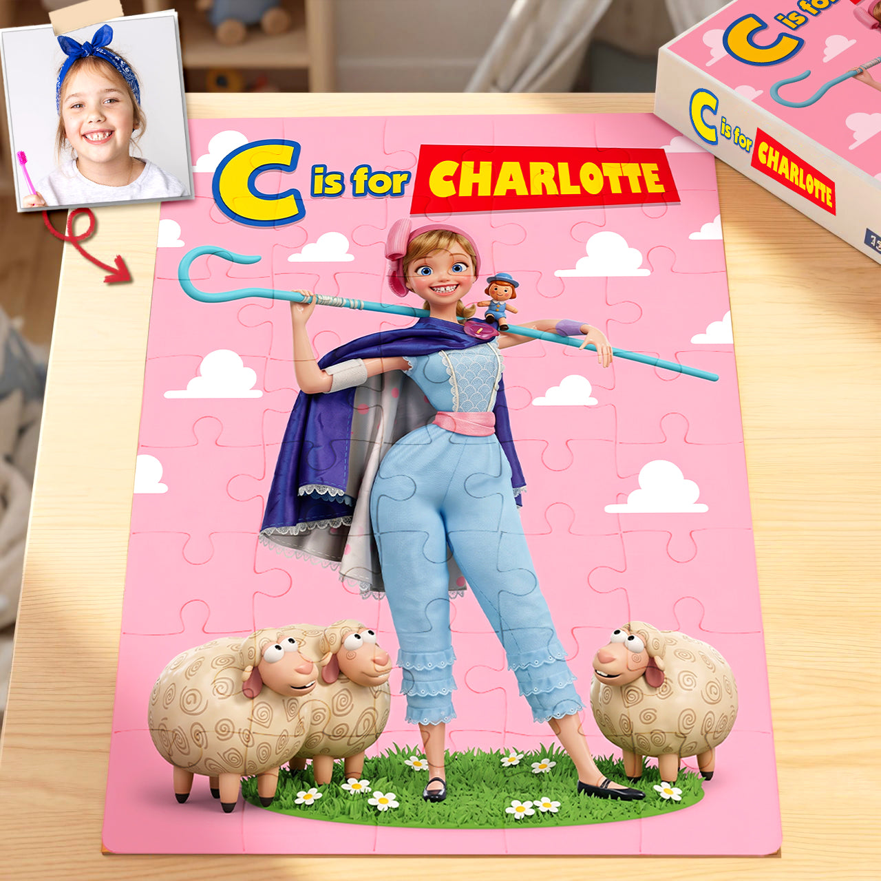 ‘Create Smiles with Every Piece!’ - Personalizable Lovely Jigsaw Puzzle - Custom Photo Gift for Kids