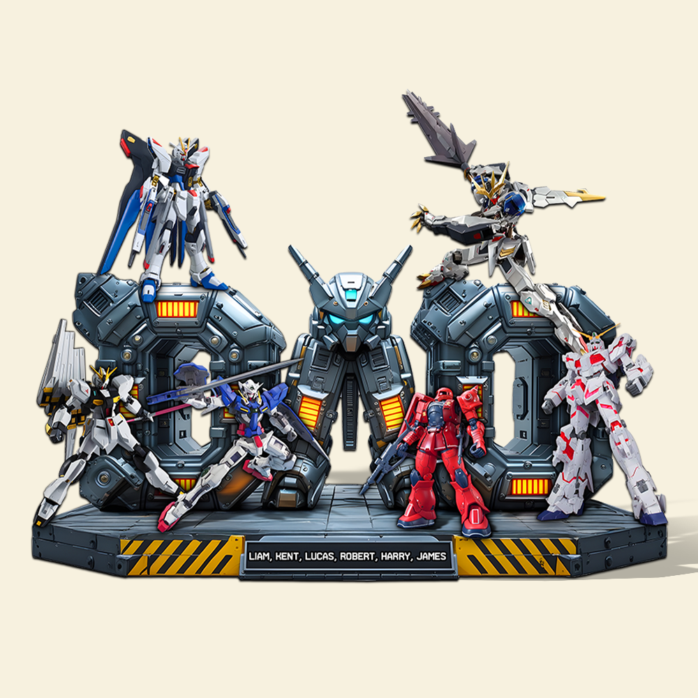 "The Ultimate Dad – Robot Dad Plaque" - Personalized Gift For Dad, Grandpa & More Shaped Plaques PopCulturePrints