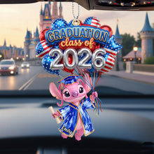 Load image into Gallery viewer, Celebrate Your Achievement: Cute Graduation Balloon Car Ornament - Personalized Gift for Graduates Ornament PopCulturePrints
