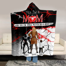 Load image into Gallery viewer, Personalized Wearable Blanket for Moms - Anime Inspired Design Blanket PopCulturePrints
