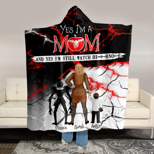 Personalized Wearable Blanket for Moms - Anime Inspired Design Blanket PopCulturePrints