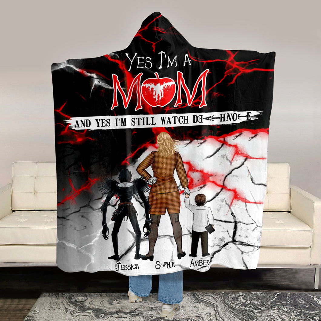 Personalized Wearable Blanket for Moms - Anime Inspired Design Blanket PopCulturePrints