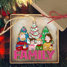 Load image into Gallery viewer, Personalized Movie Lover Family Christmas Ornament Ornament PopCulturePrints
