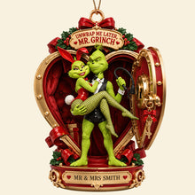 Load image into Gallery viewer, Playful Christmas Couple Ornament - Personalized Gifts For Couple 04hadt230926 Ornament PopCulturePrints
