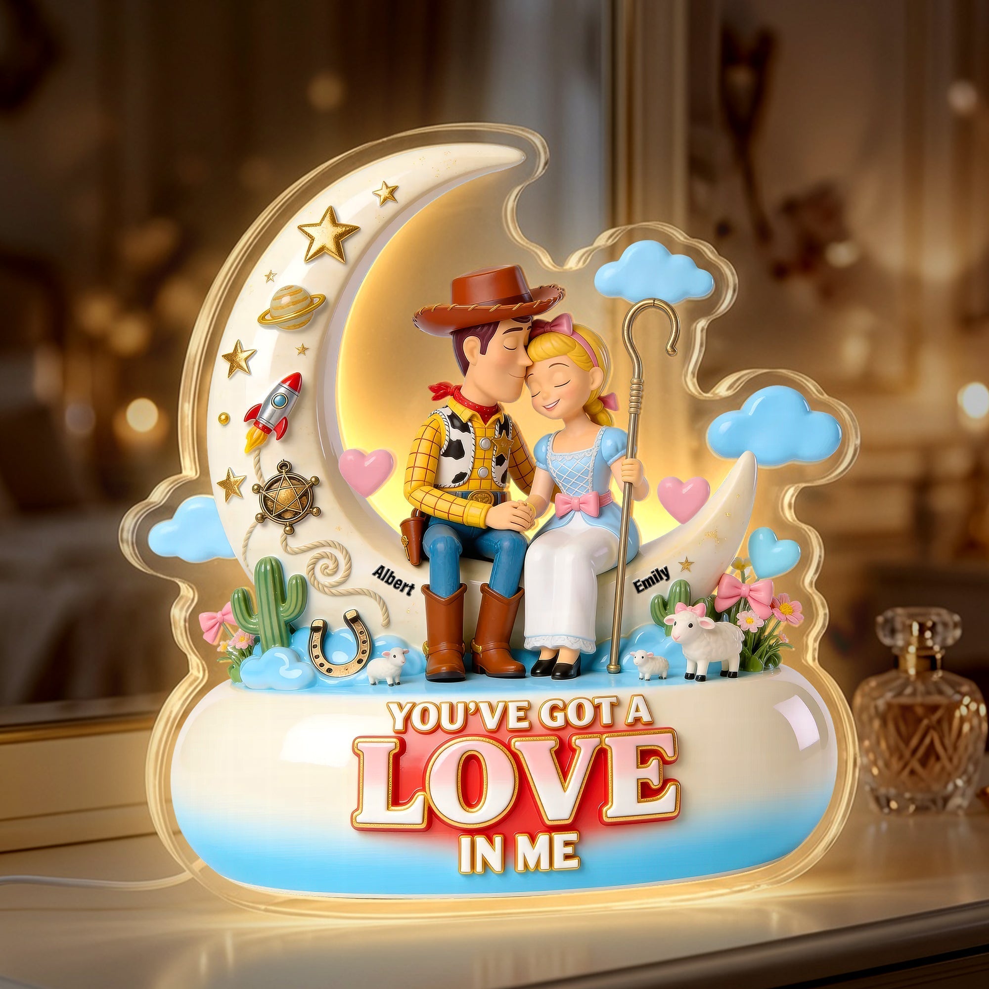 You've Got a Love in Me - Personalized Eternal Affection Light Box for Couples
