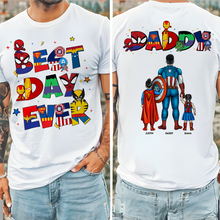 Load image into Gallery viewer, The Ultimate Best Dad Ever Shirt - Customizable Gift for Dads and Grandpas Shirts PopCulturePrints
