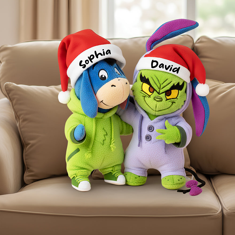 Celebrate Love: Holiday Cozy Pillow - Personalized Gift for Couples Pillow PopCulturePrints