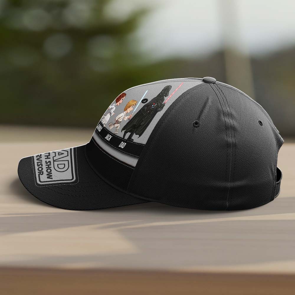 Personalized Star-Themed Dad Cap - Galactic Heroes Edition