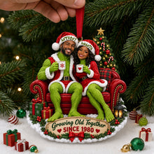Load image into Gallery viewer, “Growing Old Together” - Cheeky Couple Christmas Ornament | Personalized Custom Gift for Couples

