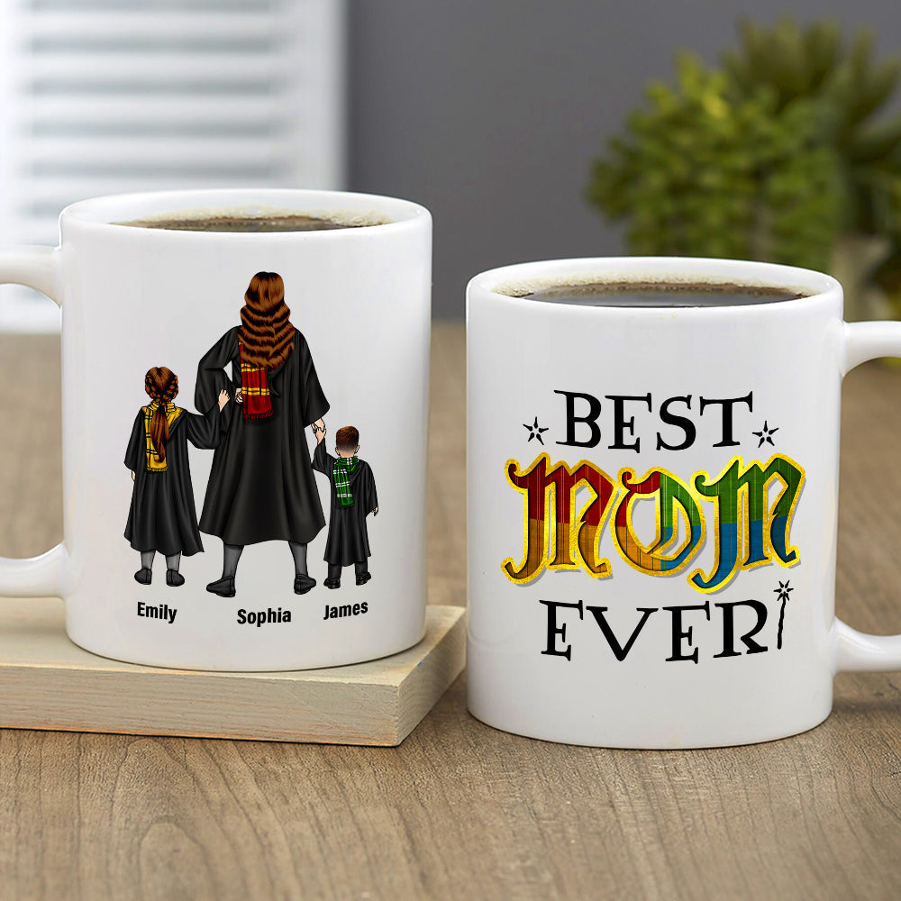 Personalized Best Mom Ever Magic Family Mug