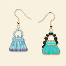 Load image into Gallery viewer, “Every Princess Deserves a Touch of Magic” - Handbag Acrylic Earrings - Personalized Gift for Princess Lovers Earrings PopCulturePrints
