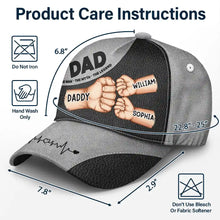 Load image into Gallery viewer, Dad: The Man, The Myth, The Legend - Personalized Classic Cap - Perfect Gift for Dad, Grandpa, and More! Classic Cap PopCulturePrints
