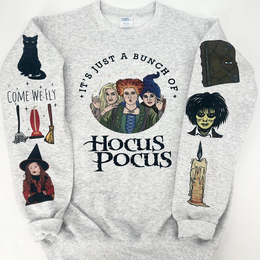 Hocus Pocus Halloween Sweatshirt - Perfect Gifts for Horror Movie Fans