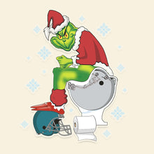Load image into Gallery viewer, Merry Christmas Personalized Football Lover Decal Decal Sticker PopCulturePrints
