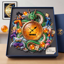 Load image into Gallery viewer, Craft Your Time: Personalized Dragon Ball Z Acrylic Wall Clock - Perfect Gift for Fans and Collectors
