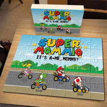 Load image into Gallery viewer, Super Mom Personalized Jigsaw Puzzle - Fun Gift for Mother&#39;s Day Jigsaw Puzzles PopCulturePrints
