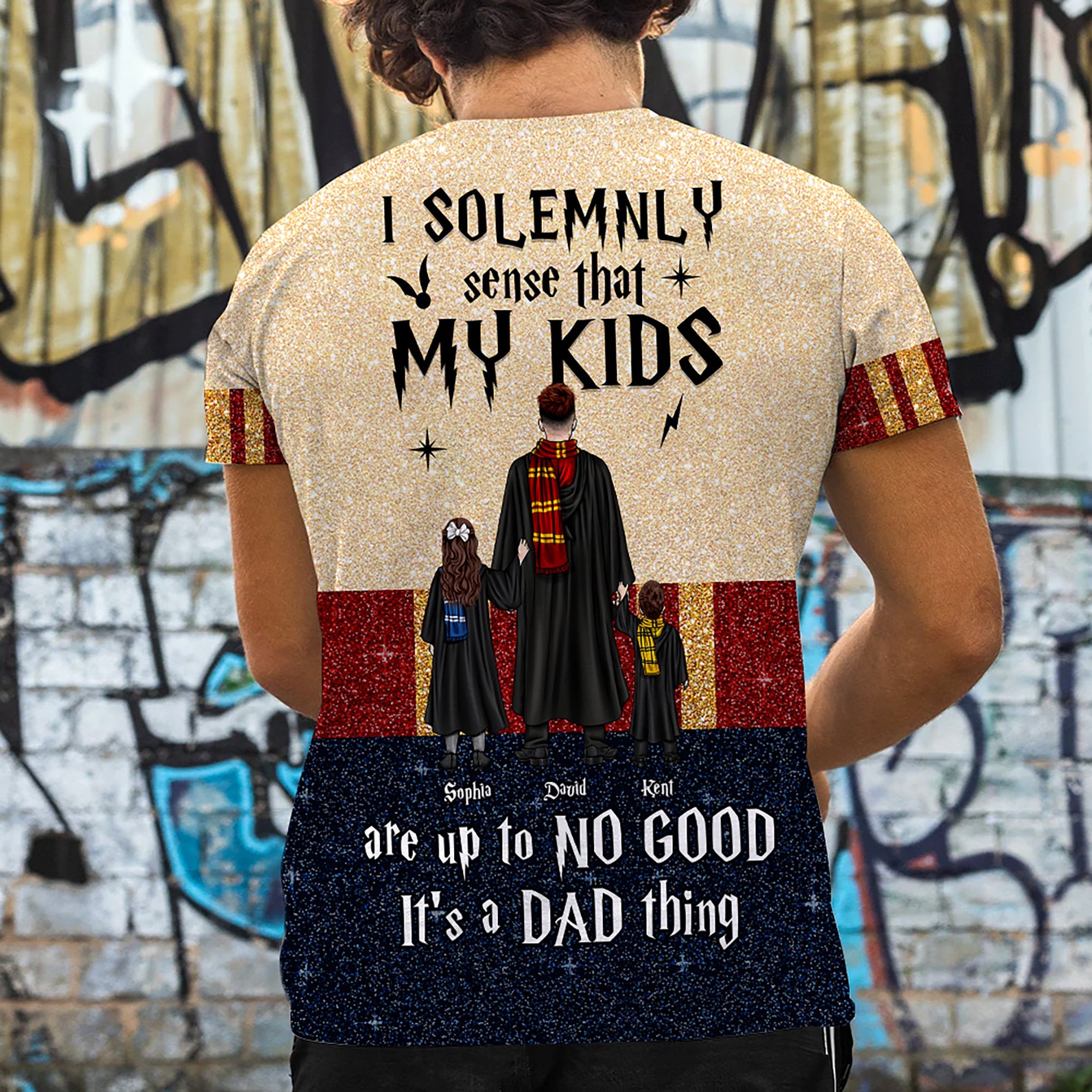 Personalized Harry Potter Family Print - In This House We Believe in Magic