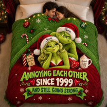 Load image into Gallery viewer, Annoying Each Other Since 1999 - Personalized Couple Blanket

