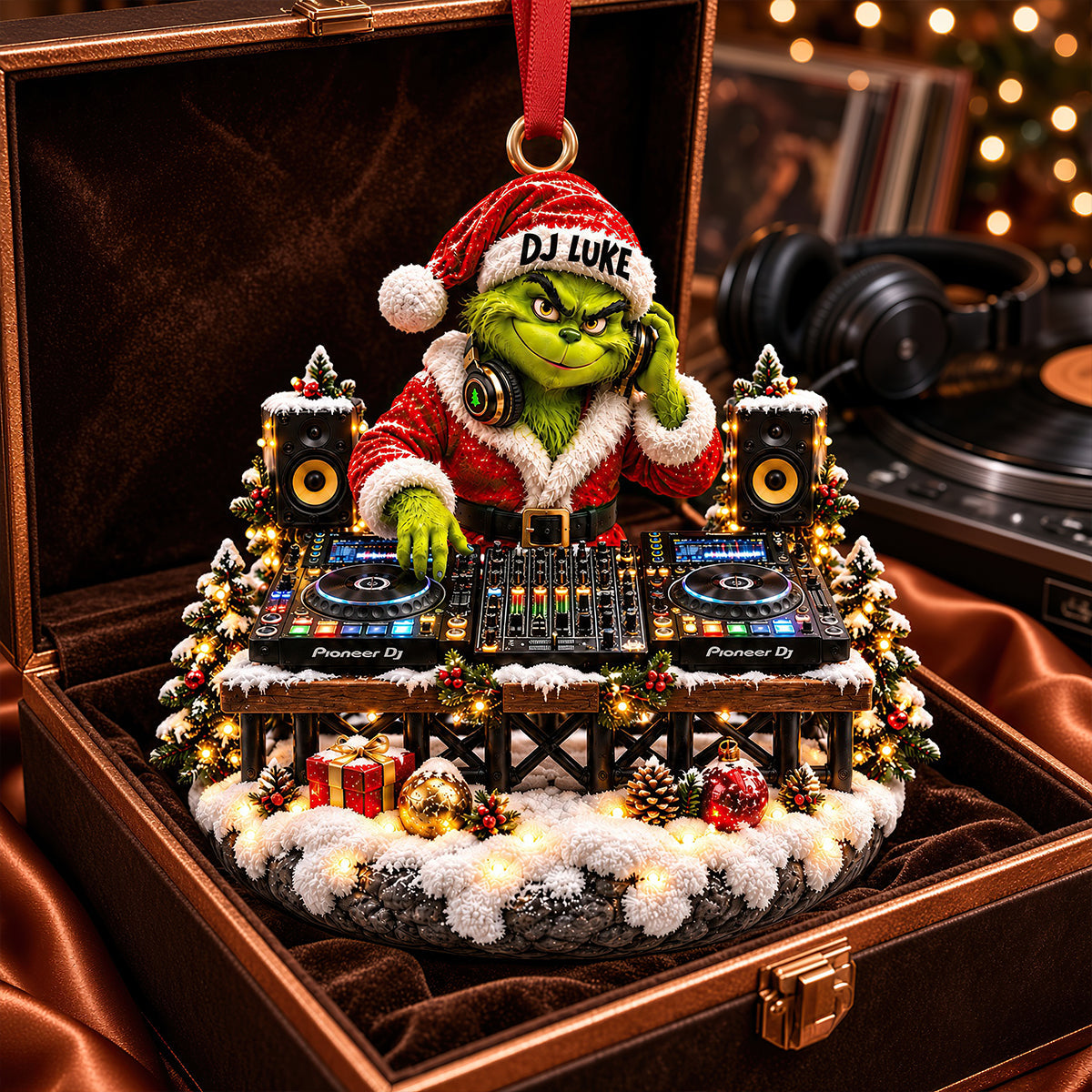 🎄 DJ Luke Christmas Ornament - A Personalized Gift for Music Lovers