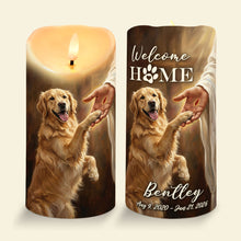 Load image into Gallery viewer, A Heartwarming Welcome Home - Custom Photo LED Candle for Dog Lovers Led Candle PopCulturePrints
