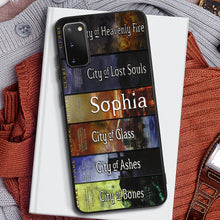 Load image into Gallery viewer, Personalized Book Lover Phone Case - The Mortal Instruments Edition
