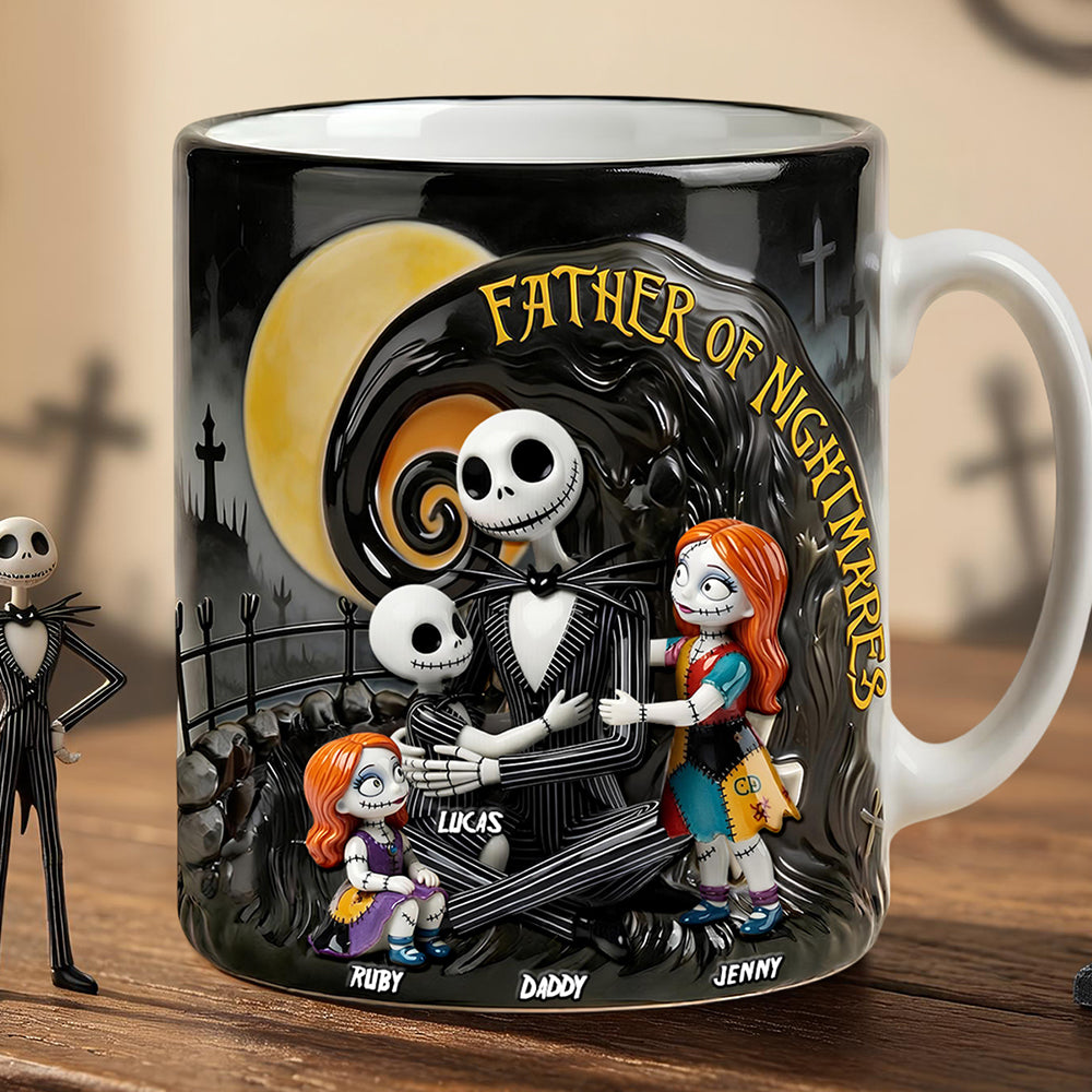 "Celebrate Every Sip with Dad’s Own Spooky Mug" - Personalized Spooky Dad Coffee Mug, Perfect Gift for Dads and Grandpas Coffee Mug PopCulturePrints