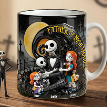 Load image into Gallery viewer, "Celebrate Every Sip with Dad’s Own Spooky Mug" - Personalized Spooky Dad Coffee Mug, Perfect Gift for Dads and Grandpas Coffee Mug PopCulturePrints
