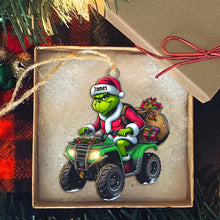 Load image into Gallery viewer, Personalized ATV Rider Christmas Ornament Ornament PopCulturePrints
