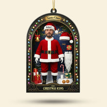 Load image into Gallery viewer, “Capture the Joy of Christmas!” - Personalized Christmas Character Ornament - Custom Photo Gift for Family, Friends, and Loved Ones Ornament PopCulturePrints
