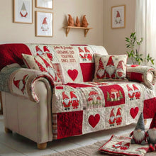 Load image into Gallery viewer, Growing Old Together - Personalized Quilted Sofa Cover for Couples Sofa Cover PopCulturePrints
