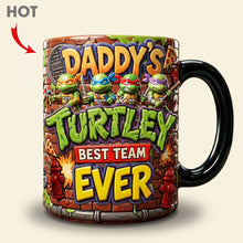 Load image into Gallery viewer, “Daddy's Best Team Ever!” - Tactical Dad Squad Magic Coffee Mug - Personalized Gifts for Dads Coffee Mug PopCulturePrints
