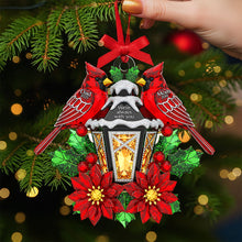 Load image into Gallery viewer, Memorial Cardinal Ornament - Personalized Gifts for Loved Ones Ornament PopCulturePrints
