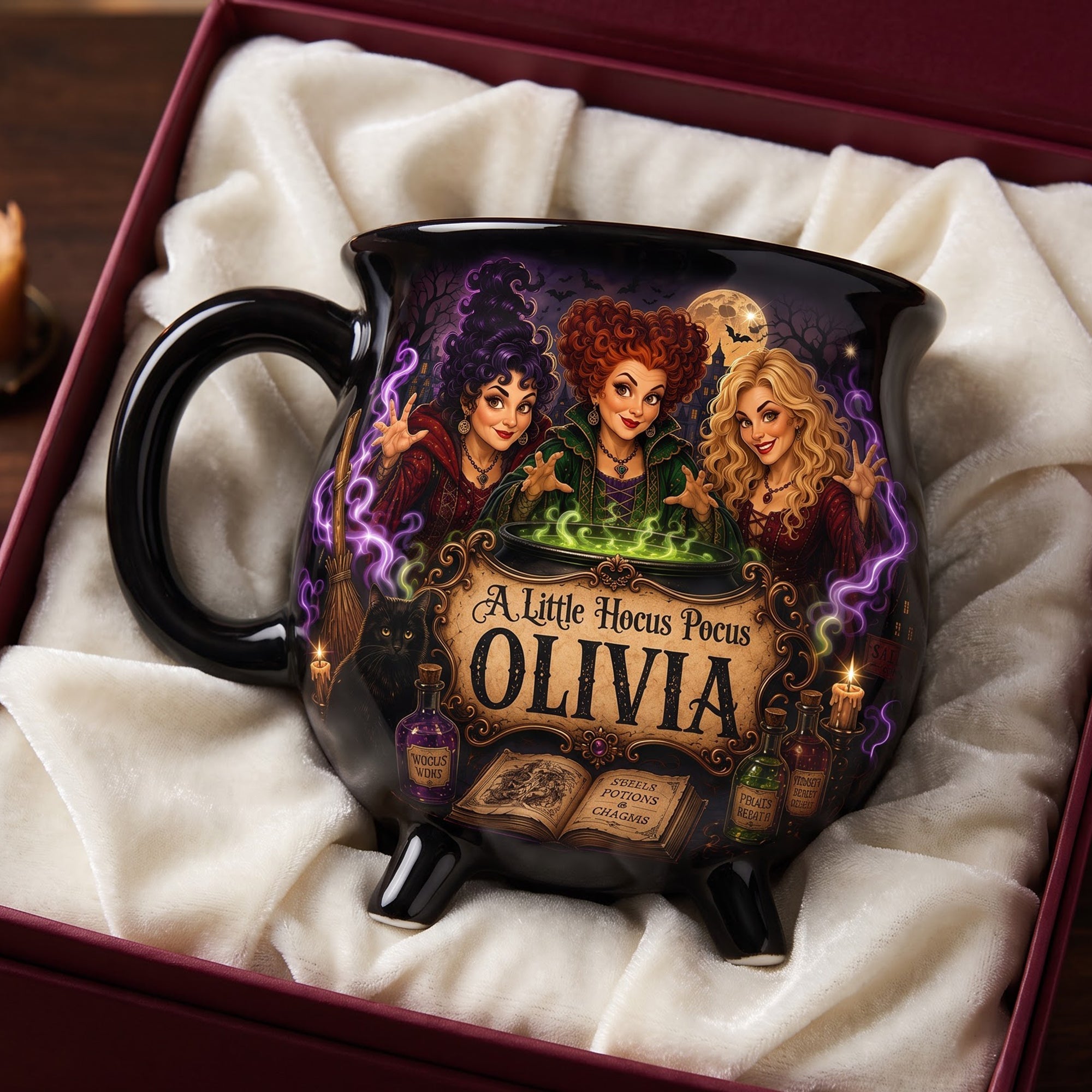 Enchanting Dark Fantasy Cauldron Mug - Personalized Gift for Friends Cauldron Mug PopCulturePrints