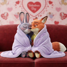 Load image into Gallery viewer, Snuggled Up With You - Custom Shape Pillow for Lovely Couples Pillow PopCulturePrints
