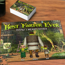 Load image into Gallery viewer, Personalized &#39;Best Father Ever&#39; Jigsaw Puzzle Jigsaw Puzzles PopCulturePrints
