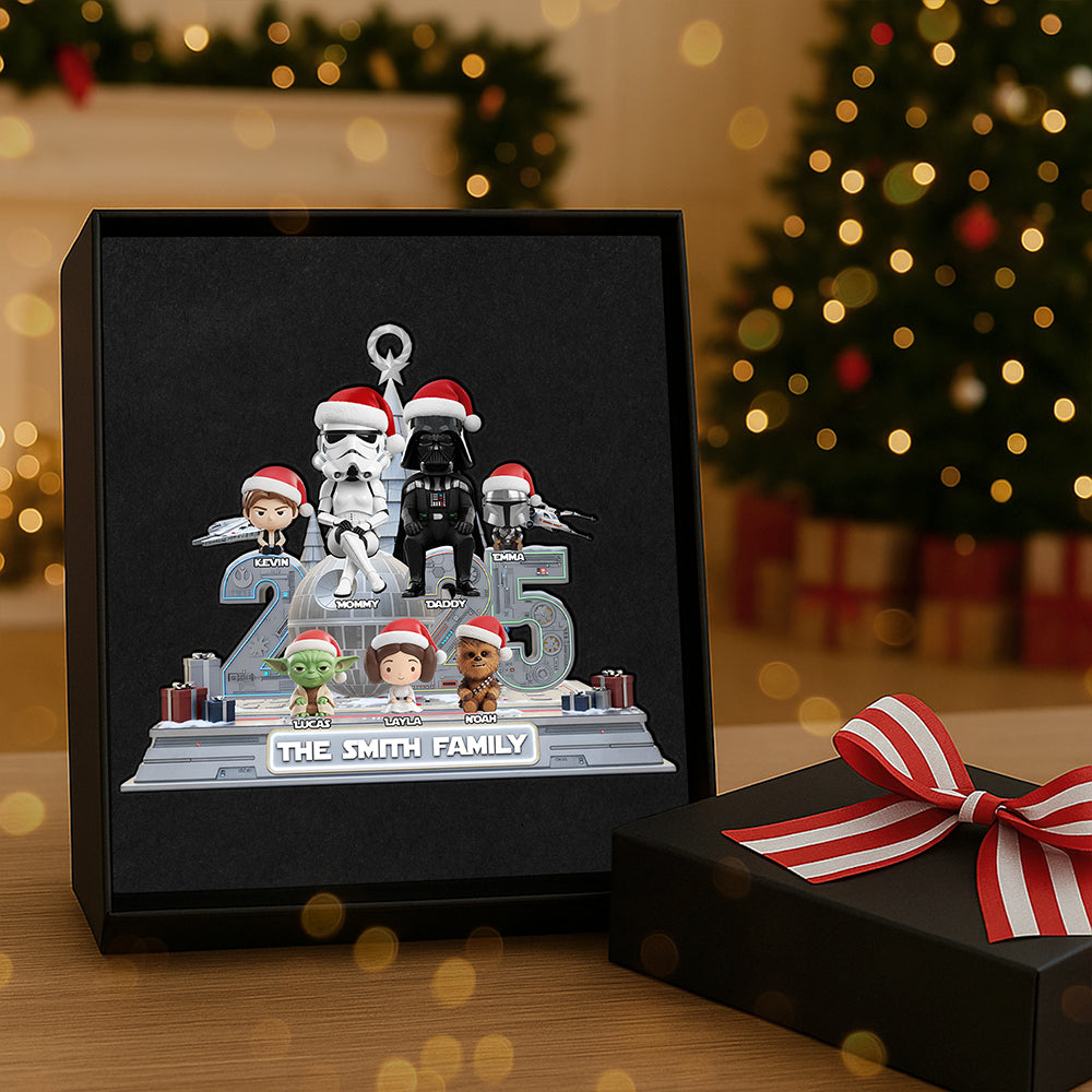 "Celebrate Togetherness with a Touch of Fun!" - Family Acrylic Christmas Ornament, Personalized Gift for All Family Members Ornament PopCulturePrints